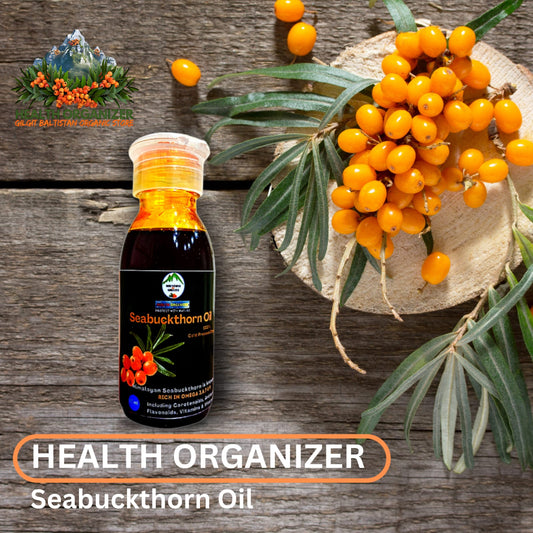 Sea Buckthorn Oil سی بکتھورن - Loaded With OMEGA 3,6,7,9 Anti Aging Properties Best For Blemishes & Hair Loss - 40 ml