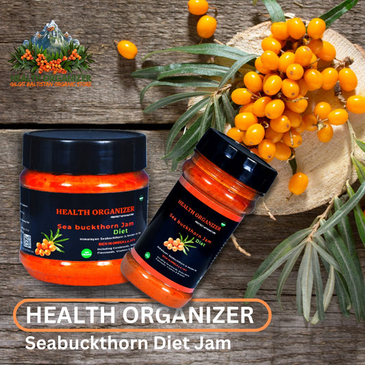 Health Organizer - Sugar-Free Premium Seabuckthorn Jam (DIET) Net weight 430 grams