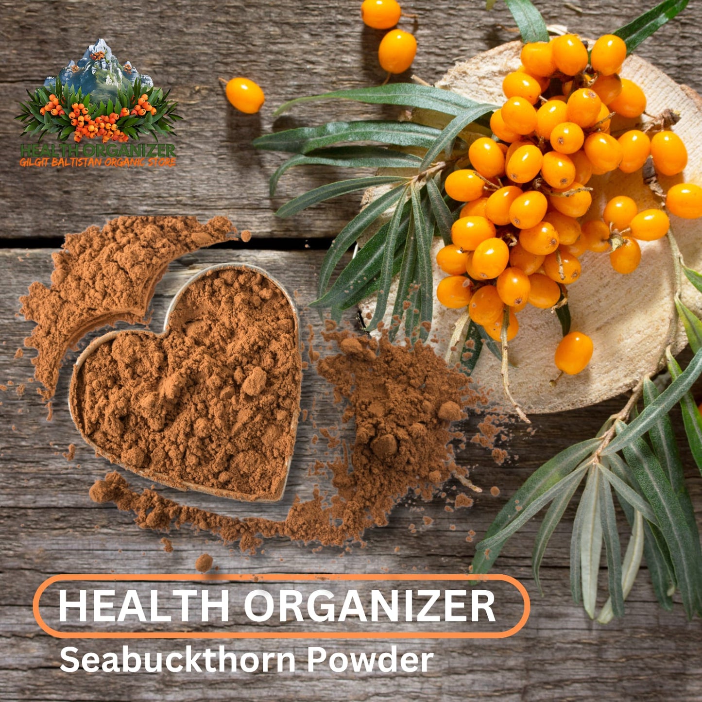 Sea Buckthorn Powder –  | Shop now for a healthy life style, Boosts immunity, Improves eye sight ,Prevents heart disease – 100% pure organic